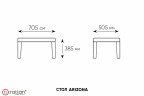 Комплект мебели Arizona Set, антрацит