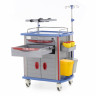 Тележка медицинская Med-Mos ЕТ850-02 ТМ-021АН-00 серая